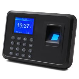 Het opnemen van hbapos biometrische vingerafdruktijd aanwezigheid klokrecorder werknemersherkenning 2.4 "TFT LCD -scherm elektronisch apparaat