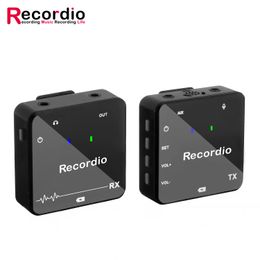 Recordio Wireless GO Mini Wireless Lavalier Microfoon Kit voor VLogger Photo Video Audio Recording Live Interview Mic