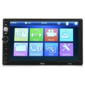 Rectangle 7010B 7 pouces Bluetooth FM Radio Car MP5 Player avec 720P Caméra dvd de voiture