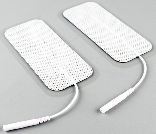 Unidad de almohadilla de electrodo EStim rectangular, masajeador de máquina de Terapia digital de acupuntura Tens, almohadillas de repuesto eróticas 4787263