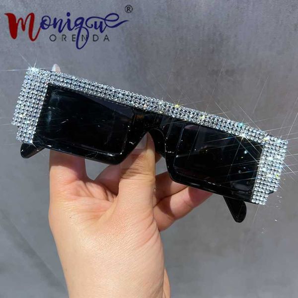 Marco rectangular Gafas de sol de moda Hip Hop Diseñador vintage Venta al por mayor Tonos ostentosos Gafas de lujo para hombres y mujeres UV400230328