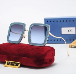 Gafas de sol rectangulares Gafas de sol de diseño de lujo