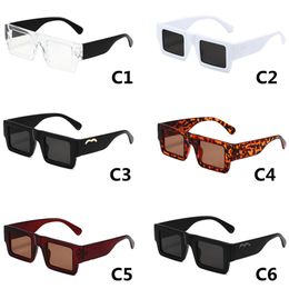 Rechthoekige zonnebril heren dames retro vierkant frame zonnebril trend vintage streetwear eyewear uv400