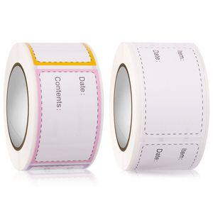 Rechthoekige sticker roll schrijven op labels voor mappen organiseren stickers naam tags voor Office Supplies Organisatie 250 PCS Pack 1221377