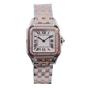 Rectangular Womens Couple Watches High Quality Panthére 22 mm Square Watch Gift Classic Sapphire imperméable Sports Montre Luxe U1 Gold Sier Couleur 13