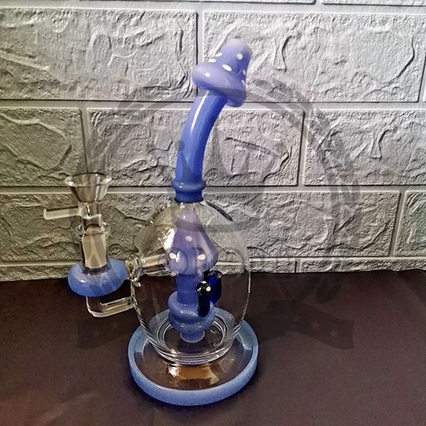 Recycler verre narguilé plates-formes pétrolières avec 4MM Quartz banger clou épais bongs joint mâle 14.5MM