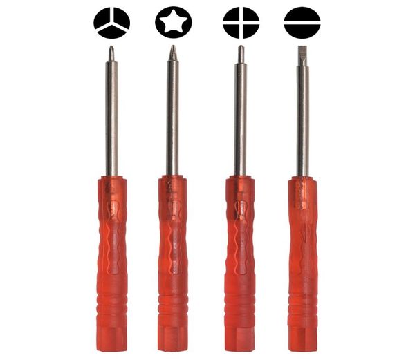 Mini tournevis rouge 30 06Y 12 étoiles 08 Pentalobe 15 20 Phillips fendu Torx T2 T3 T4 T5 T6, tournevis pour iPhone Huawei R9482041