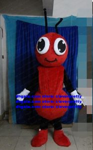 Red Ant Bee Mascot Costume Mascotte Formicidae Honeybee Apidae Adulte Cartoon Character Outfit Costume Interne Anniversaire Fête Hard Party Down No.3837