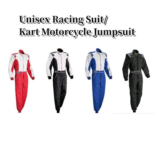 Combinaison de course pour adultes, rouge, noir, bleu, combinaison de course de Kart, moto tout-terrain, ensemble de course pour enfants, 240227