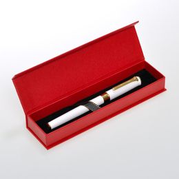 Boîtes d'emballage d'affichage de stylo de bureau rouge noir, boîte d'emballage de bijoux cadeau vierge, boîte d'emballage de stylo, étui en papier, vente en gros 12 LL