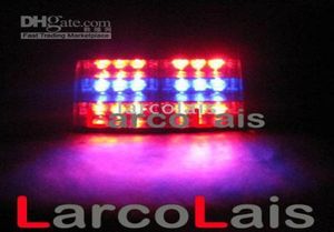 Rojo Azul 18 LED lámpara estroboscópica Flash advertencia policía EMS LED coche camión luz intermitente bomberos luces antiniebla 18LED5177948