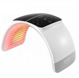 Red Blue Light Therapy 7 Color Facial Mask Face Lamp Machine Photon Therapy Anti Wrinkle Skincare Beauty Equipment UPS