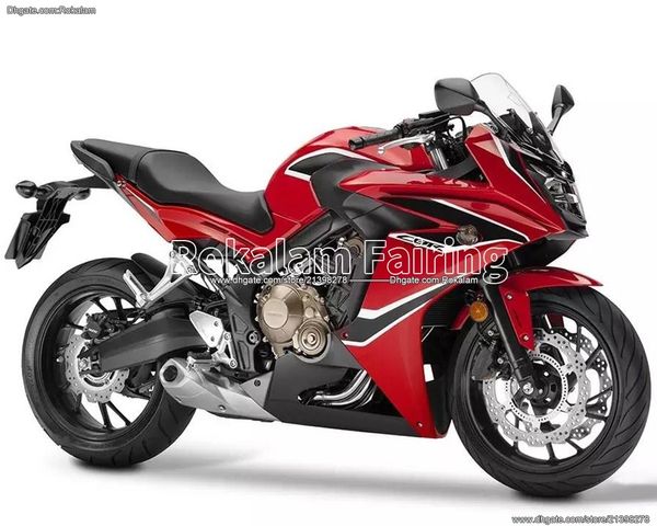 Carrosserie rouge pour Honda CBR650F 16 17 18 carénages CBR650 F 2016 2017 2018 CBR 650F carénage de moto de sport de rechange (moulage par injection)