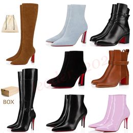Bottes rouges Boots Sexy Postuled-Toe Pumps Chaussures Designer Boots Luxury Boots Slingback High Heels Stiletto Nouvelle saison Booty For Women Lipbooty Boot Boot Short Boties Ngrq