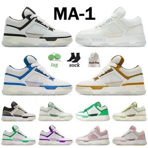 Chaussures décontractées rouges Ma1 Ma2 Amirir Beige Mens Womens Sneaker White Mint Green Luxury Brown Cream Black Tennis Tennis Zapato Platform MA 1 Femme Dhgates Plaque-Forme Trainer