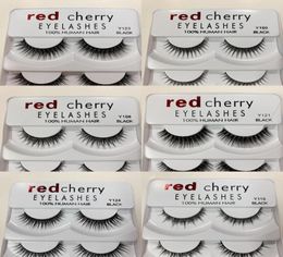 Red Cherry False Foels 5 PALAIRSPACK 8 styles Naturel Long Maquillage Professional Big Eyes 13 Styles en stock High Quality9957726