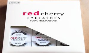 Red Cherry False wimpers WSP 523 43 747M 217 Make -up professional Faux Nature Long Messy Cross Eyelash Winged Lashes Wispies61979999