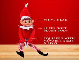 Red Christmas Elves Doll Merry Christmas Decorations for Home Xmas Ornamens Navidad Party Supplies Happy New Year74280331319787
