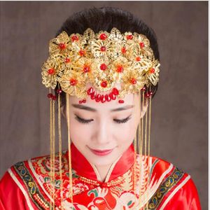 Costumes rouges, épouses de mariage, ornements, vente en gros de robes de couronne Phoenix, style chinois et accessoires.