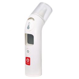 Thermomètre auriculaire numérique de la Croix-Rouge, temps de réponse d'une seconde et indicateur de placement approprié