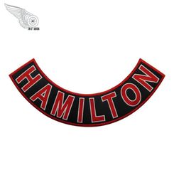 Red Devils HAMILTON Rocker patchs de broderie fer sur vêtements pour veste de cavalier gilet conception personnalisée 73543782321896