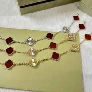 bracelet diamant rouge bracelets à breloques rouge blanc plaqué or 18 carats luxe mariage femme chaîne classique