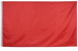 Drapeau rouge 3x5FT 150x90cm Polyester impression intérieur extérieur suspendu vente chaude drapeau avec œillets en laiton livraison gratuite