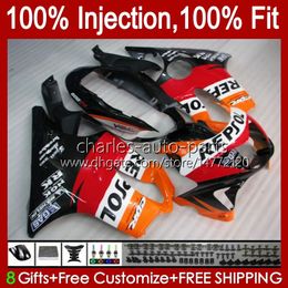 Body Injectievorm voor HONDA CBR 600F4 600CC 600 F4 FS CC 1999-2000 Carrosserie 54NO.149 100% Fit CBR600FS CBR600F4 1999 2000 CBR600 F4 99 00 OEM FACEERS KIT REPSOL HOT