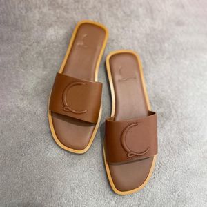 rode platte sandalen slipper heren glijbaan buitenleer