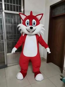 Costume de mascotte Red Fox Top Cartoon Anime Theme Character Carnival Unisexe Adults Size Christmas Birthday Party Outdoor Tiptifit
