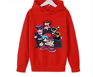 rood Friday Night Funk Hoodie Populaire Video Game Children039s Hoodie Herfst Winter Jongens en Meisjes Kleding Tiener Sweatshirt fo2478433