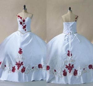 Robe de mariée brodée en or rouge, grande taille, une épaule, dos ouvert, robes de mariée à lacets, robes formelles pour femmes, 2021