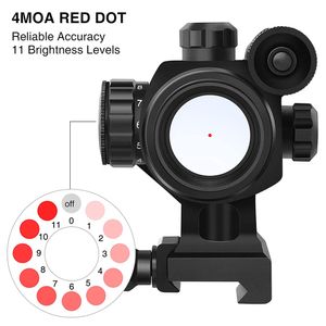 Porce laser à points vert rouge avec cantilever Mount Hunting Riflescope tactique optique Laser à vue Airsoft Accessoires 20 mm Rail