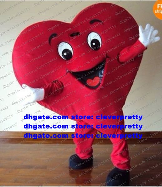 Costume de mascotte coeur rouge Mascotte Saint Valentin adulte personnage de dessin animé tenue Costume vacances culturelles Marketplstar Marketplgenius No.1211