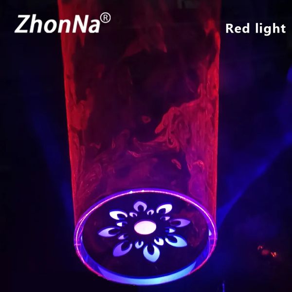 Red Hobelah Laser Laser Bar liqueur de vin rond Round Luminous Base Arabe Harchah Accessoires R / G / B FORMATIONS POUR PARTY KTV Clubdiy Party 240510