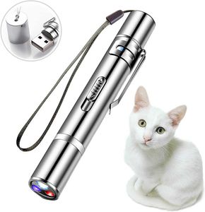 Jouets interactifs de chat de pointeur laser rouge pour le jouet de chaton de stylo laser de chats de pointeur laser d'intérieur