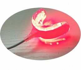 Dispositif de thérapie par la lumière rouge pour le soulagement de la douleur des lèvres des plaies de froid Mise à jour du traitement des douleurs buccales du chancre 660 LED Lumière infrarouge pour le corps f9lt #