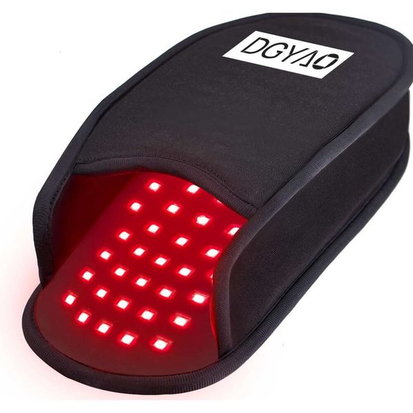 Pantres à pied de la luminothérapie rouge pour soulagement de la douleur - Pousque des orteils de la luminothérapie près de l'infrarouge avec des longueurs d'onde de 660 nm 880 nm - Accélération des chaussures de traitement accéléré