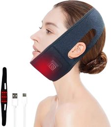Red Light Therapy Infrared Therapy Home Gebruik Neck Belt Wearable Laser Lipo Pain Relief Wrap voor Chin 240424