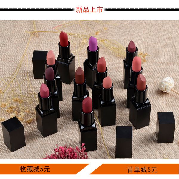 Le brillant à lèvres rouge Mattes Mattes Lipstick Velvet China Maquillage adapté à tout type de peau