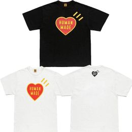 T-shirts pour hommes à base humain imprimé par cœur
