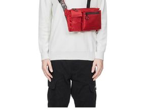 Bolso de hombro rojo para hombre, bolso de mensajero, con cinta en el pecho, para hombre, antirrobo, con puerto de carga USB, bolsos deportivos de lona