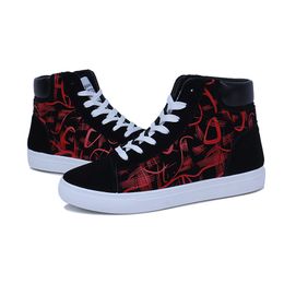 sapatos da moda de malha vermelha Normal caminhada h03 masculino venda imperdível respirável estudante jovem tênis casual legal tamanho 39 - 44