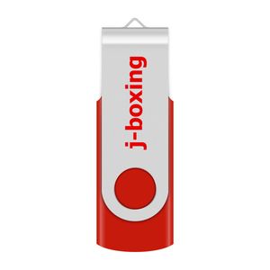 Rood metaal roterend 32 GB USB 2.0 Flash Drives 32 GB Flash Pen Drive Duim opslag voldoende geheugenstick voor pc -laptop MacBook Tablet