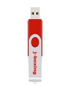 Métal rouge tournant 64 Go USB 20 Drives flash 64 Go Flash Pen Drive Rangement suffisamment de mémoire pour ordinateur portable MacBook TA1337772