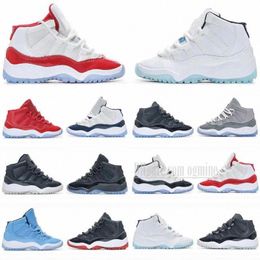 designer Athletic kinderen basketbal kinderschoenen baby 11 11s XI Cherry Bred Cool Grey Concord Unc Win Like voor peuter jongens grils sneaker 26-37 ogmine