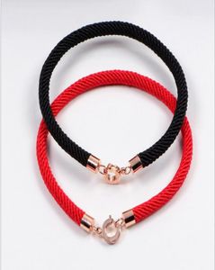 Rood touw armband rosé goud rood touw paar handtouw armband930896666