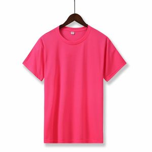 Rood Running Jerseys Sneldrogend Ademende Fitness T-shirt Training kleding Gym Soccer Jersey Sport Shirts Tops
