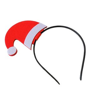 Mini chapeau de père noël rouge, bandeau de noël, couvre-chef de vacances, accessoires pour cheveux pour enfants et adultes