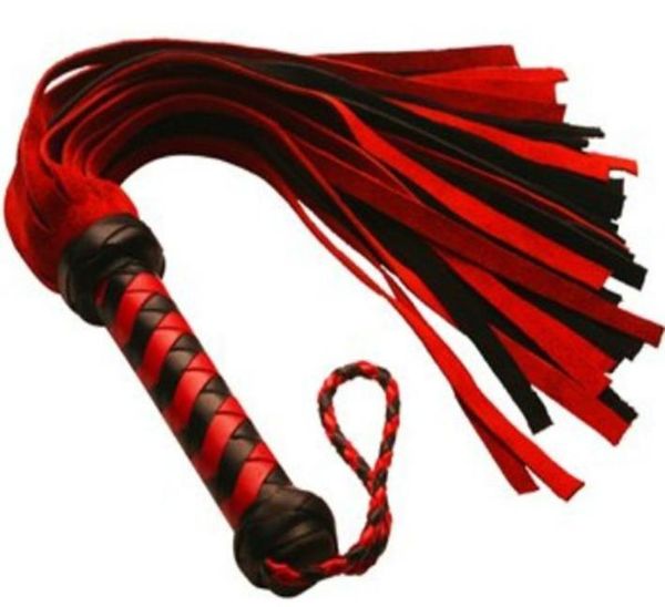 Toys sexy rouges Pu Leather corde Slogger Tail Flirting Horse Whip Adult Game Product7809314